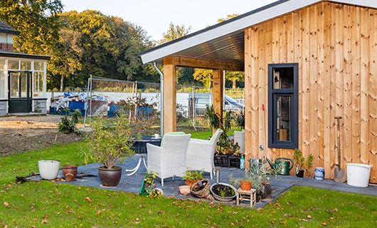 de kangoeroewoning van Gerbens schoonmoeder