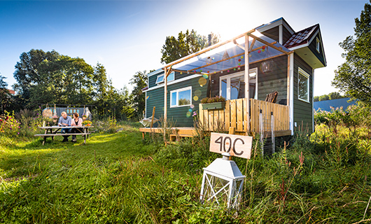 De  tiny house van Daan en Annelies
