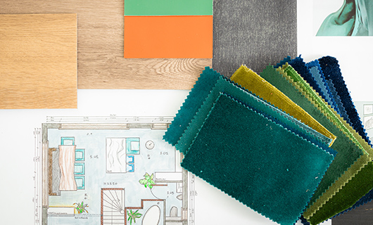 moodboard voor het huis van Mart