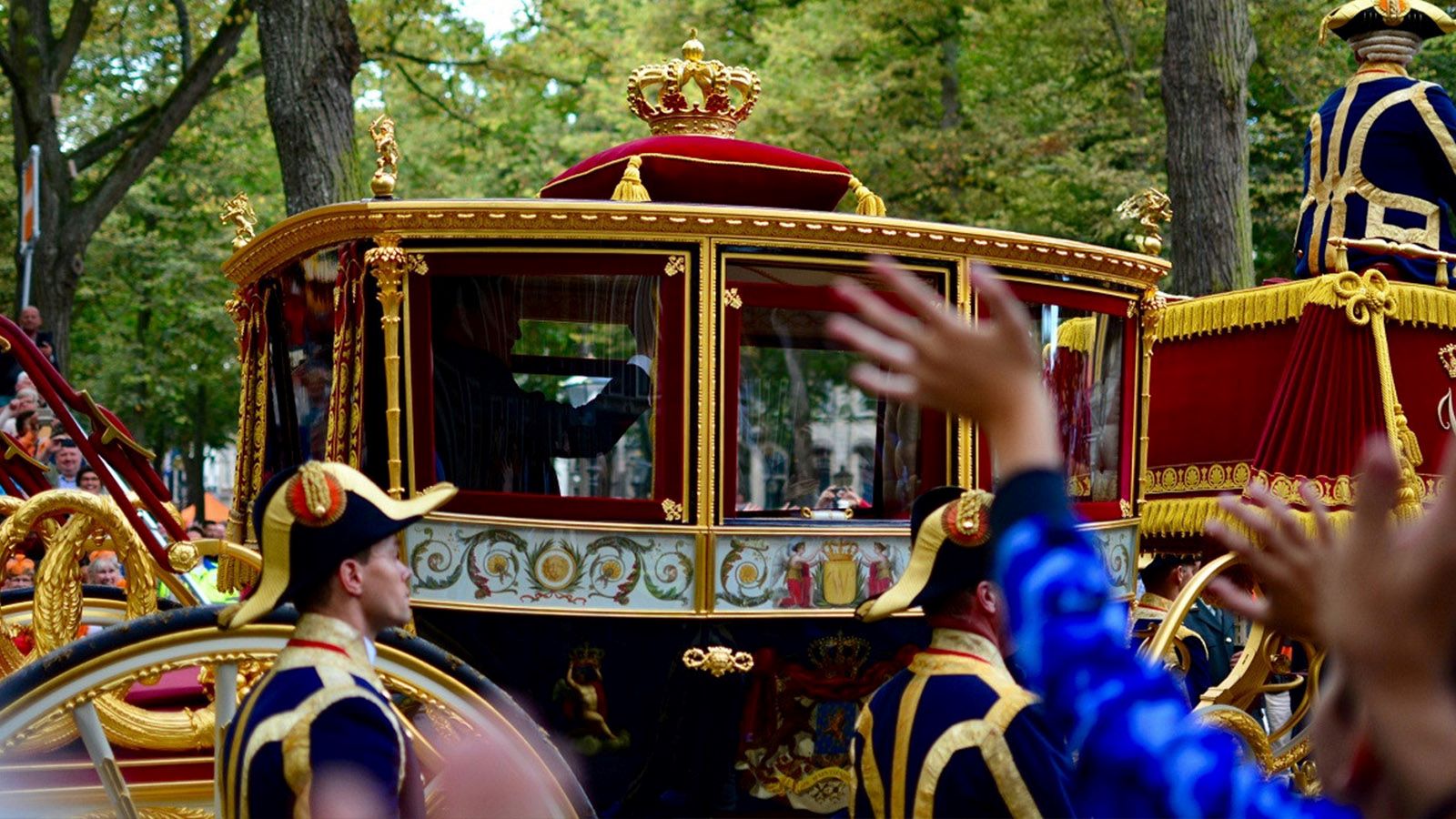 De gouden koets tijdens Prinsjesdag