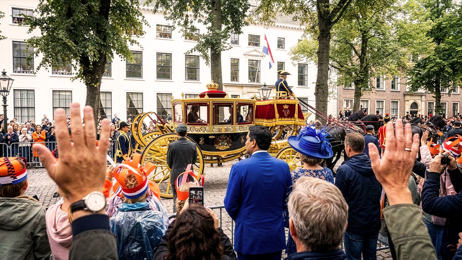 De gouden koets tijdens Prinsjesdag